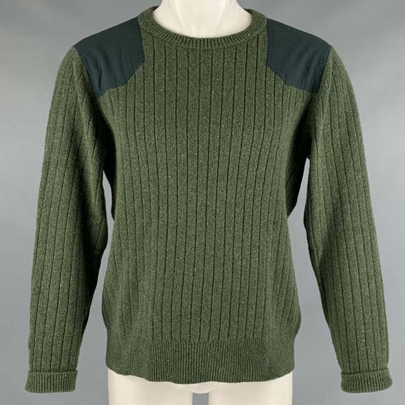 PATAGONIA Other - PATAGONIA Green Ribbed Wool Blend Pullover